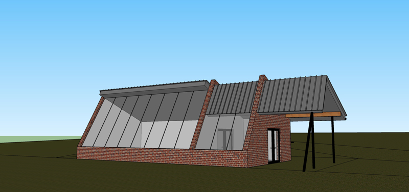 Initial Greenhouse Rendering